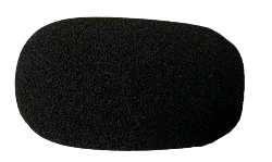 Microphone foam reduces wind noise and protects the mic for clearer audio in noisy environments.