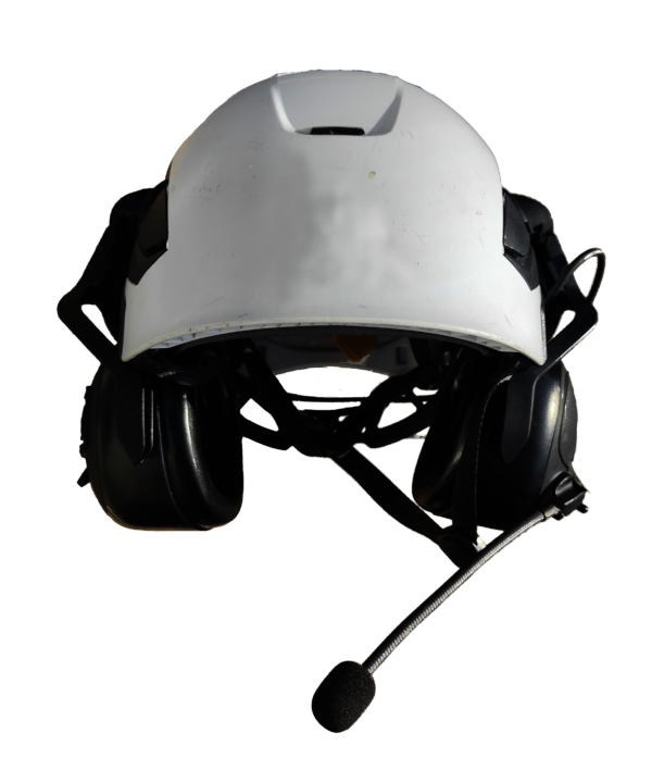 Helmet protection ensures headset durability and user safety in demanding industrial and aviation environments.