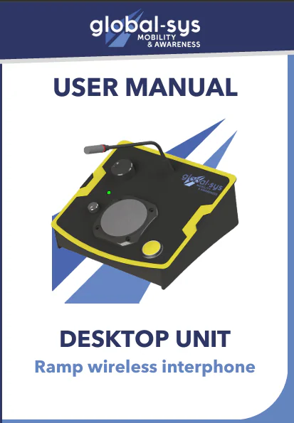 User manual for Desktop Unit, offering detailed instructions for setup, usage, and troubleshooting assistance.